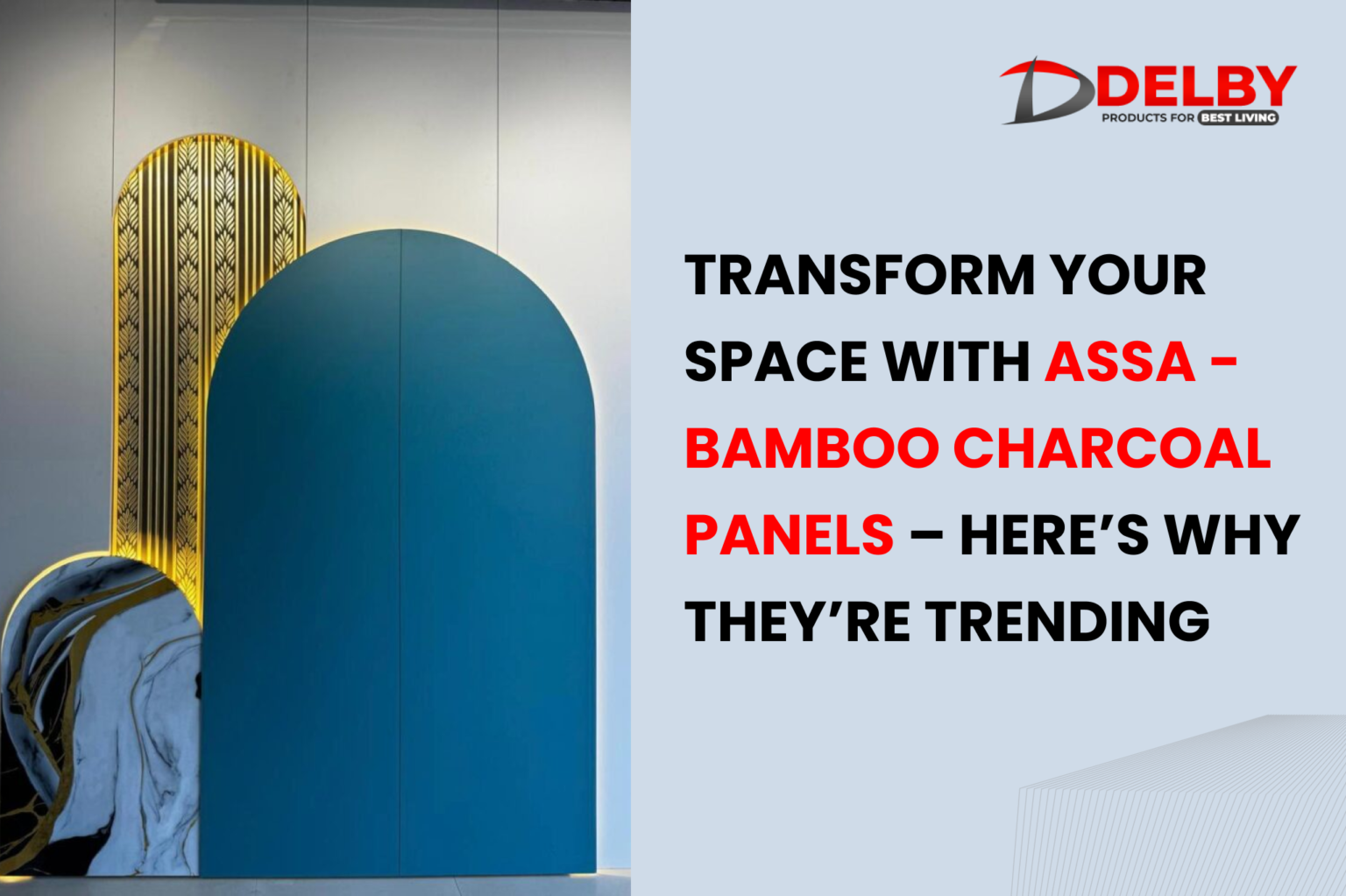 Transform Your Space with Bamboo Charcoal Panels by ASSA