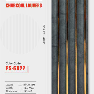 CHARCOAL LOUVERS-160MM