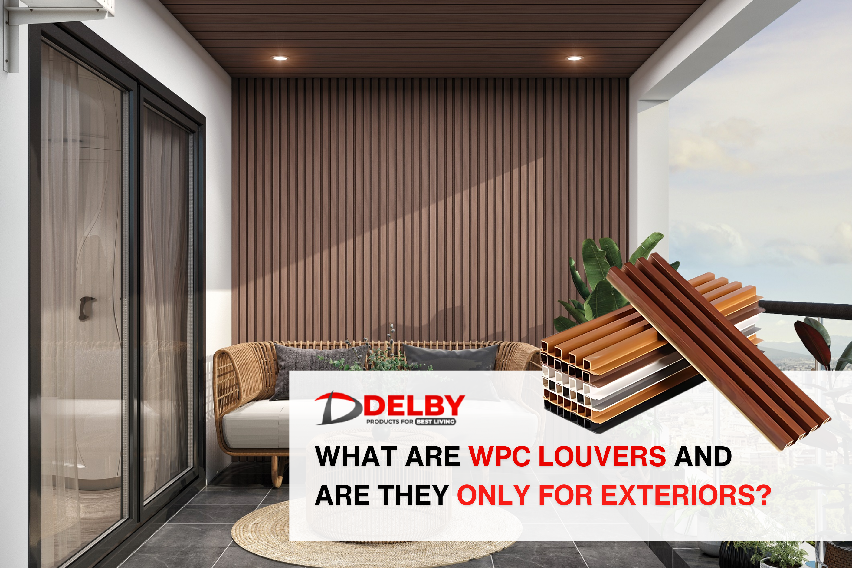 What Are WPC Louvers and Are They Only for Exteriors?