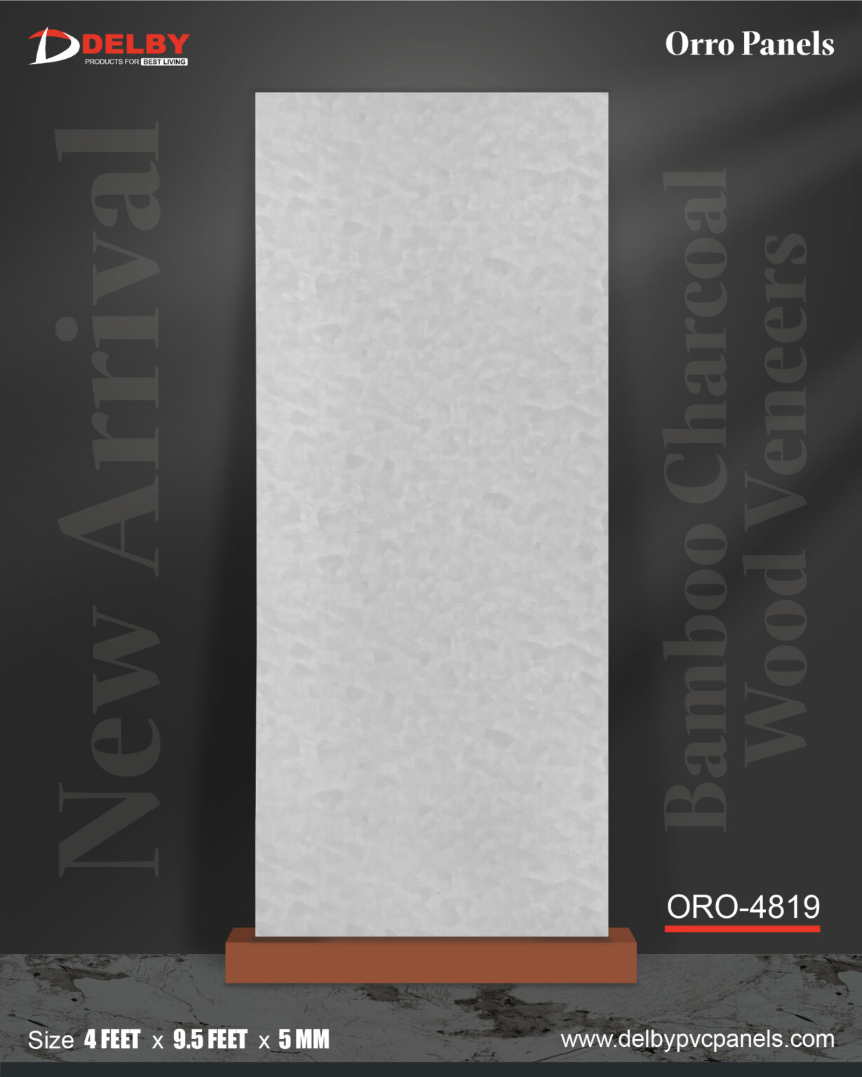 ORRO-Bamboo Charcoal Wood Veneer - ORO-4819