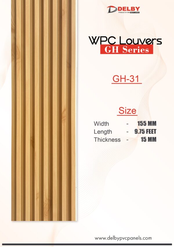 WPC LOUVERS - GH SERIES