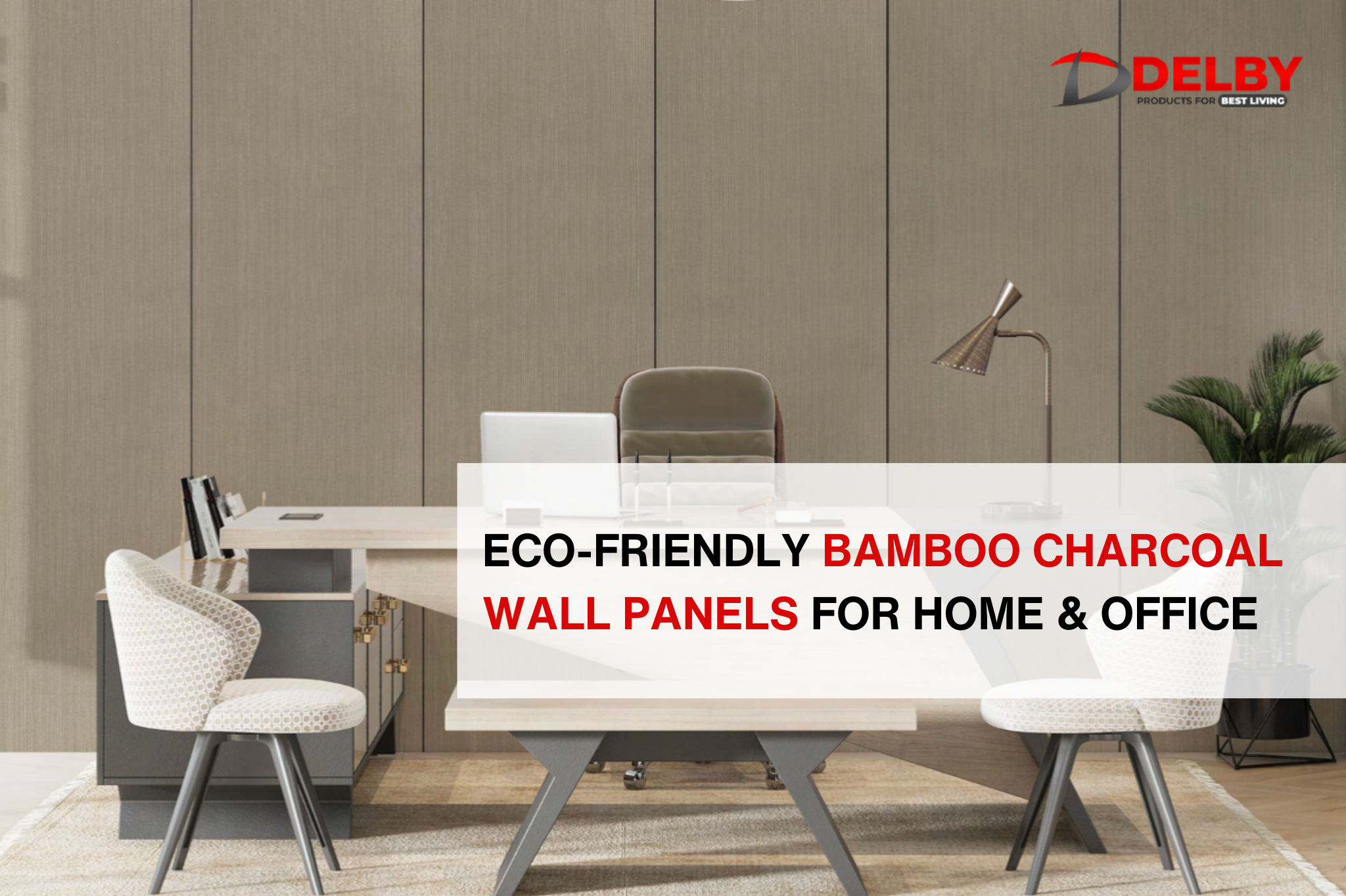 Eco-Friendly Bamboo Charcoal Wall Panels for Home & Office