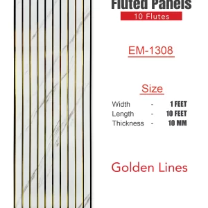 Eco Fluted Golden Line Series