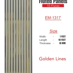 Eco Fluted Golden Line Series