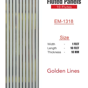 Eco Fluted Golden Line Series