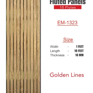 Eco Fluted Golden Line Series