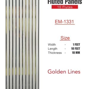 Eco Fluted Golden Line Series