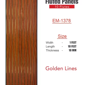 Eco Fluted Golden Line Series