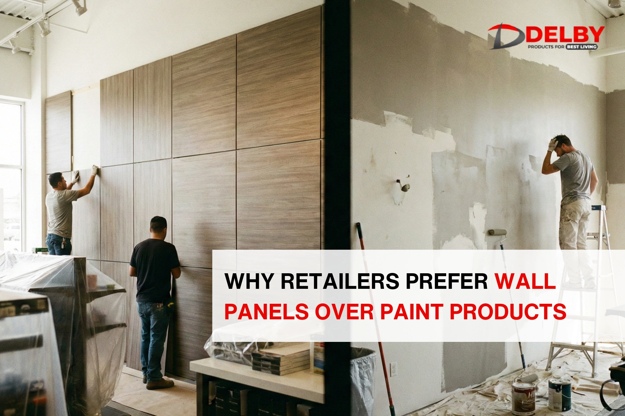 Why Retailers Prefer Wall Panels Over Paint Products