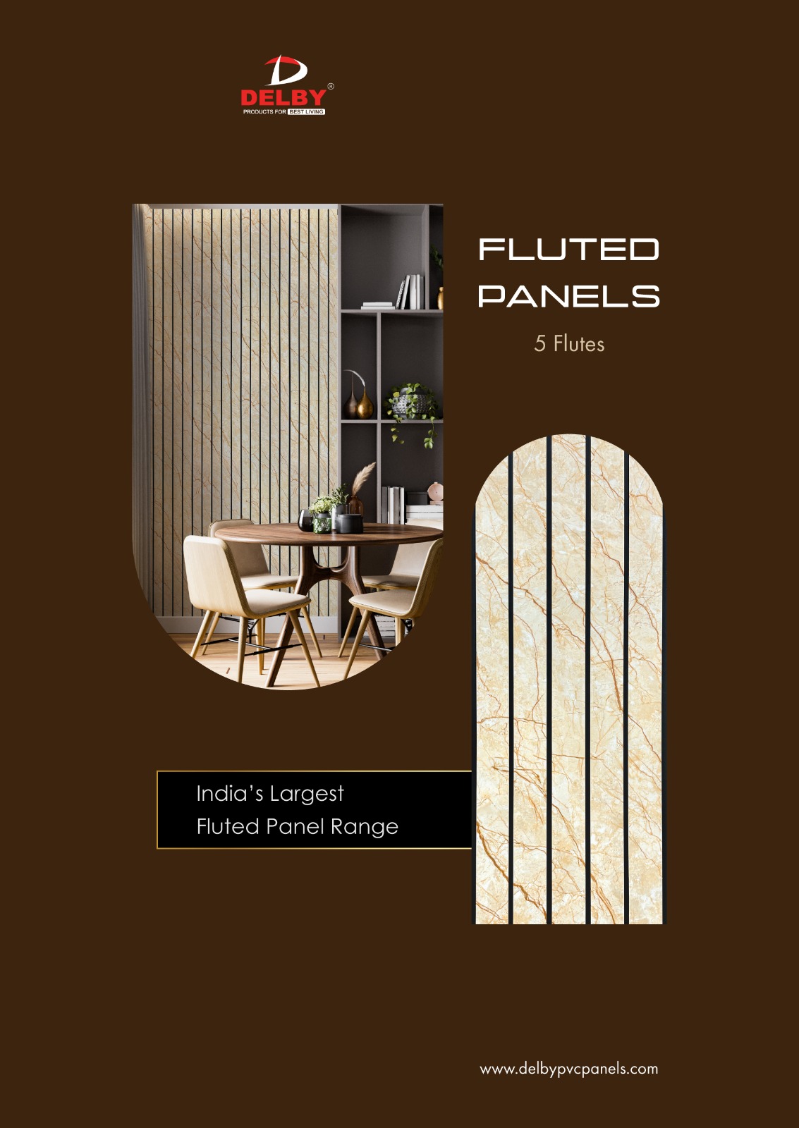Fluted Panels - 5 Flutes