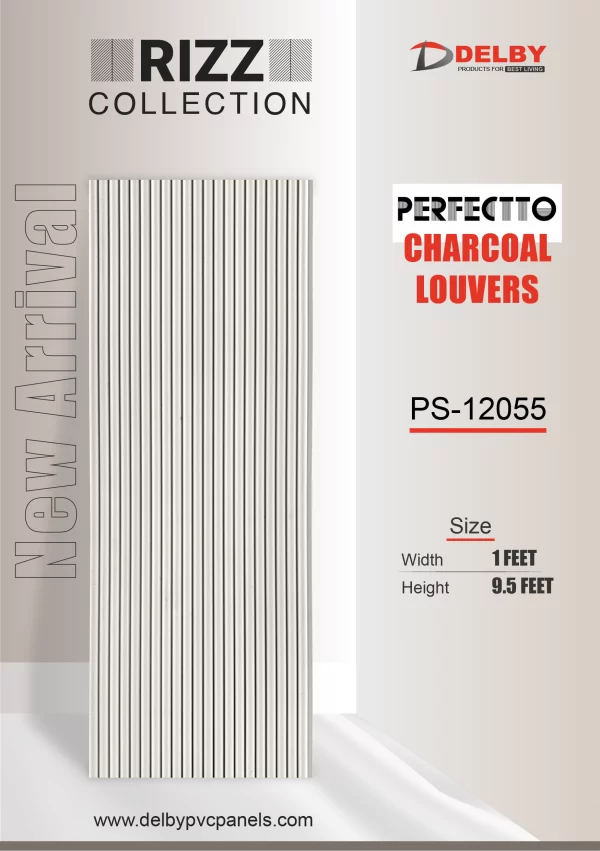 Charcoal Louvers-Rizz Collection