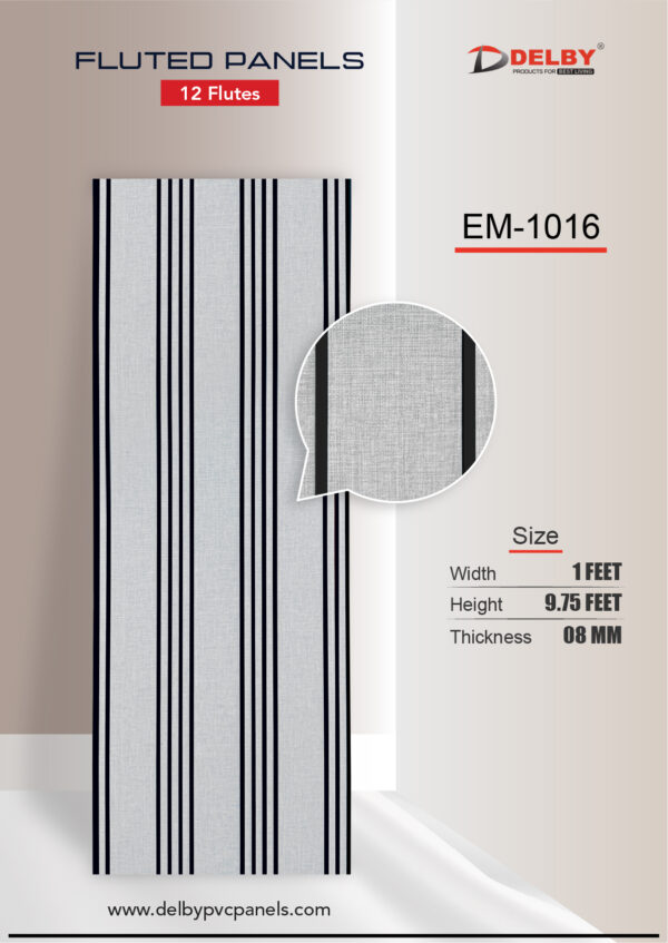 Eco Fluted Panels - 12 Flutes