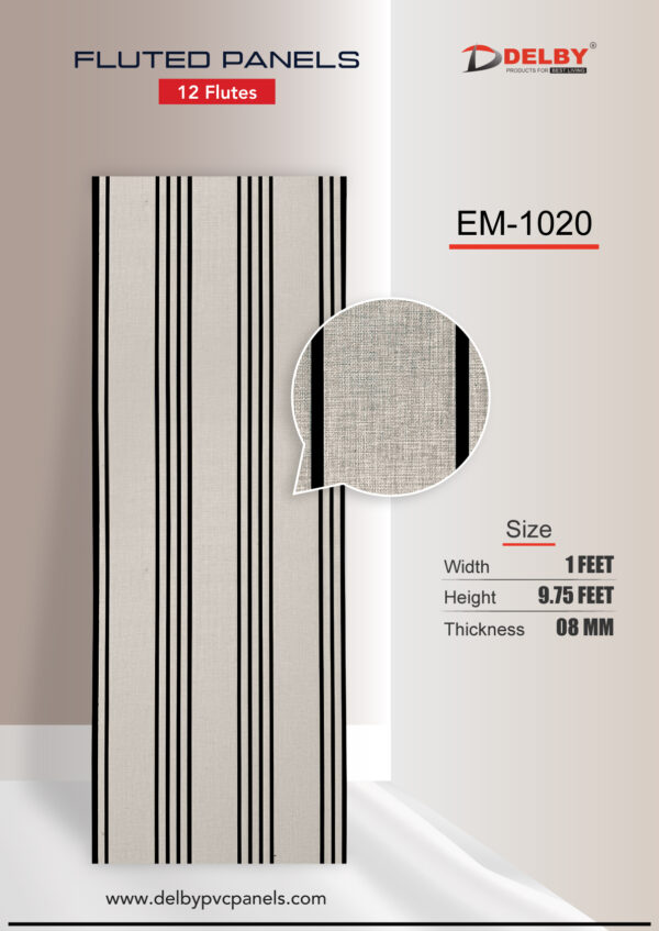 Eco Fluted Panels - 12 Flutes
