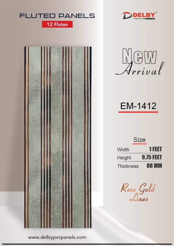 Eco Fluted Panels - 12 Flutes