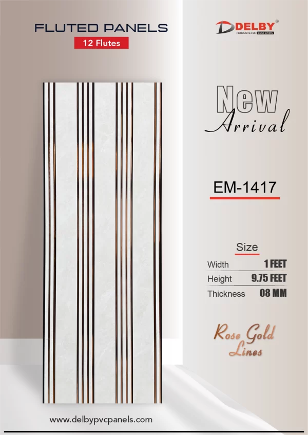 Eco Fluted Panels - 12 Flutes