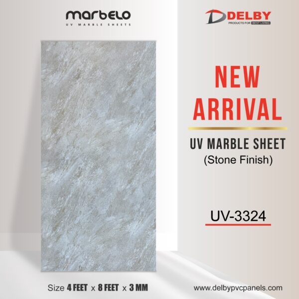 UV Marble sheet - Stone Finish