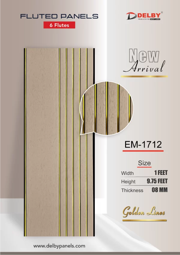 Eco Fluted Panels-6 Flutes