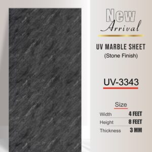 UV Marble Sheets-Stone Finish