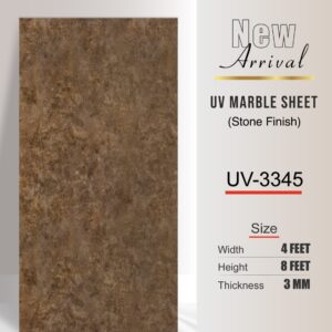 UV Marble Sheets-Stone Finish