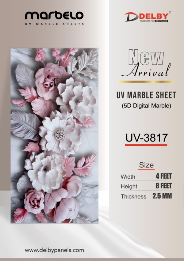 UV Marble Sheets-5D Digital Marble