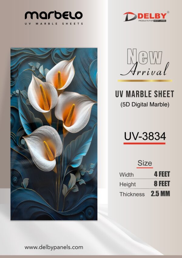 UV Marble Sheets-5D Digital Marble