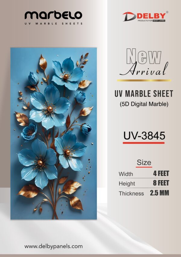 UV Marble Sheets-5D Digital Marble