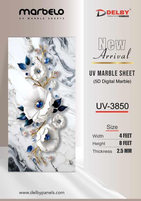 UV Marble Sheets-5D Digital Marble