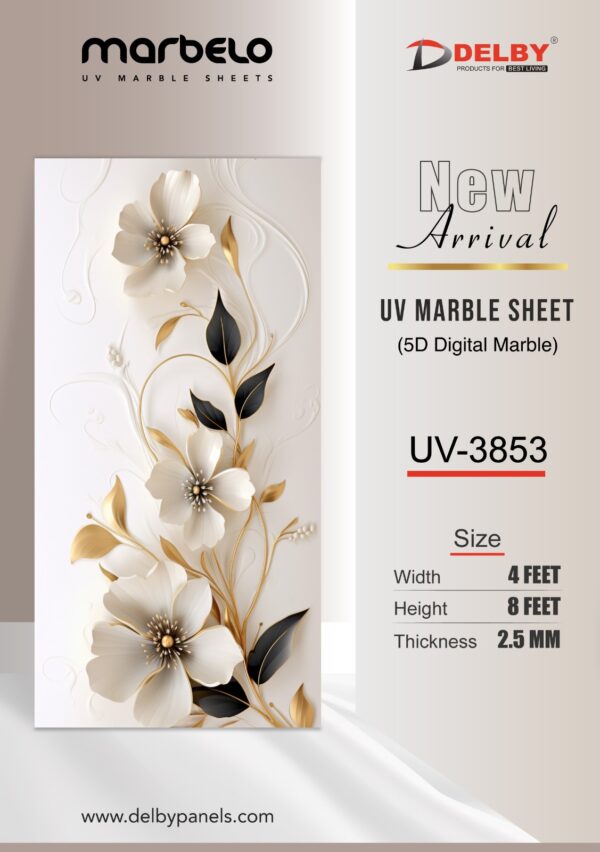 UV Marble Sheets-5D Digital Marble
