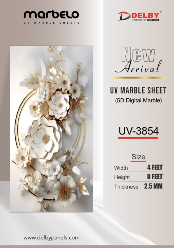 UV Marble Sheets-5D Digital Marble