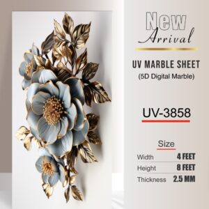 UV Marble Sheets-5D Digital Marble