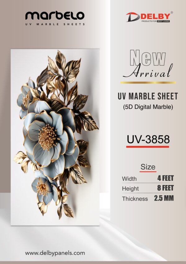 UV Marble Sheets-5D Digital Marble