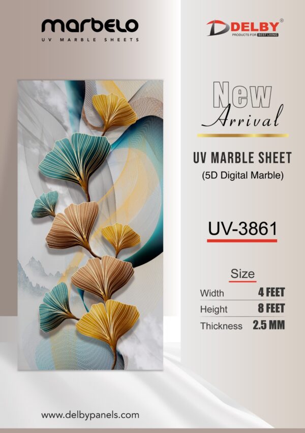 UV Marble Sheets-5D Digital Marble