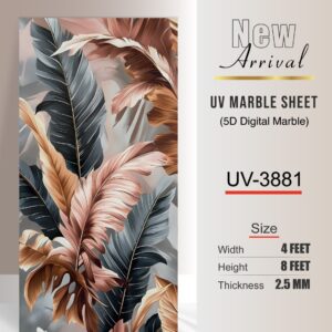 UV Marble Sheets-5D Digital Marble