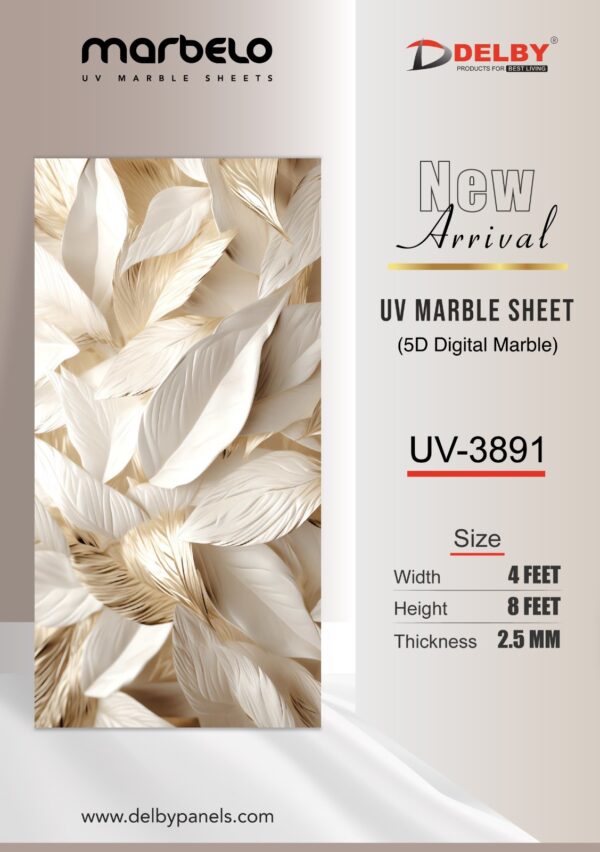 UV Marble Sheets-5D Digital Marble