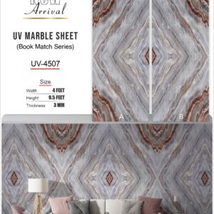 UV Marble Sheets-Book Match Series