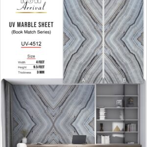 UV Marble Sheets-Book Match Series