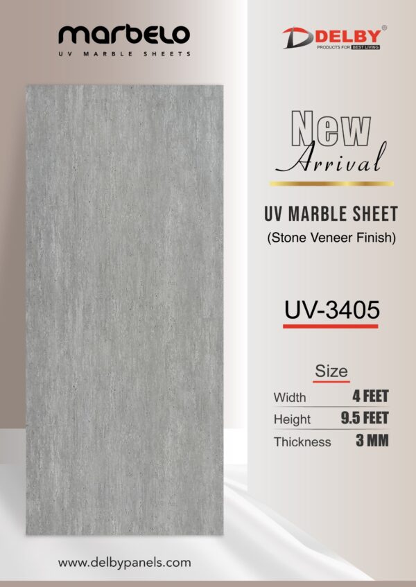 UV Marble Sheets-Stone Veneer Finish