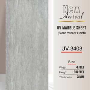 UV Marble Sheets-Stone Veneer Finish
