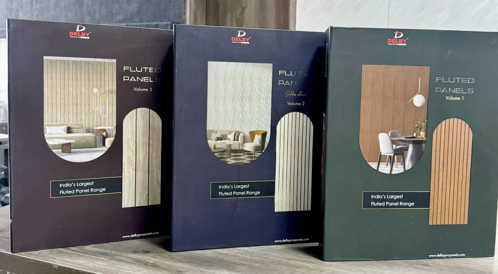 Delby Fluted Panels Sample Kit