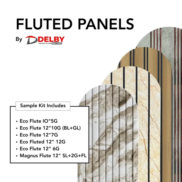 Fluted Panels Sample Kit