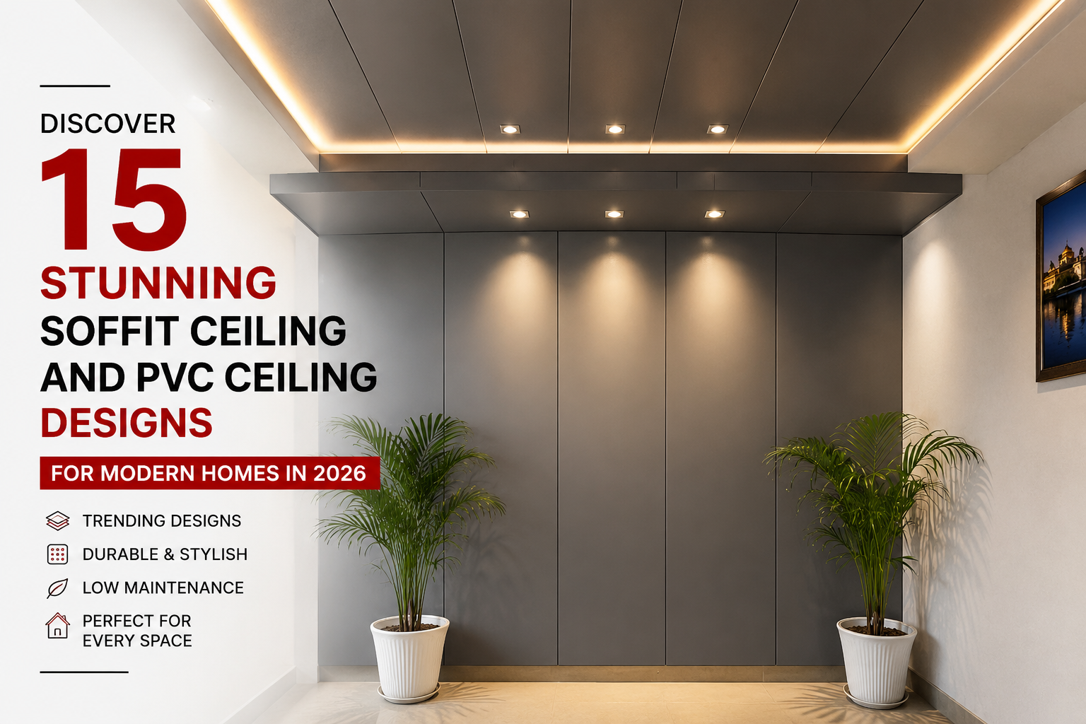 Soffit ceiling and pvc ceiling design