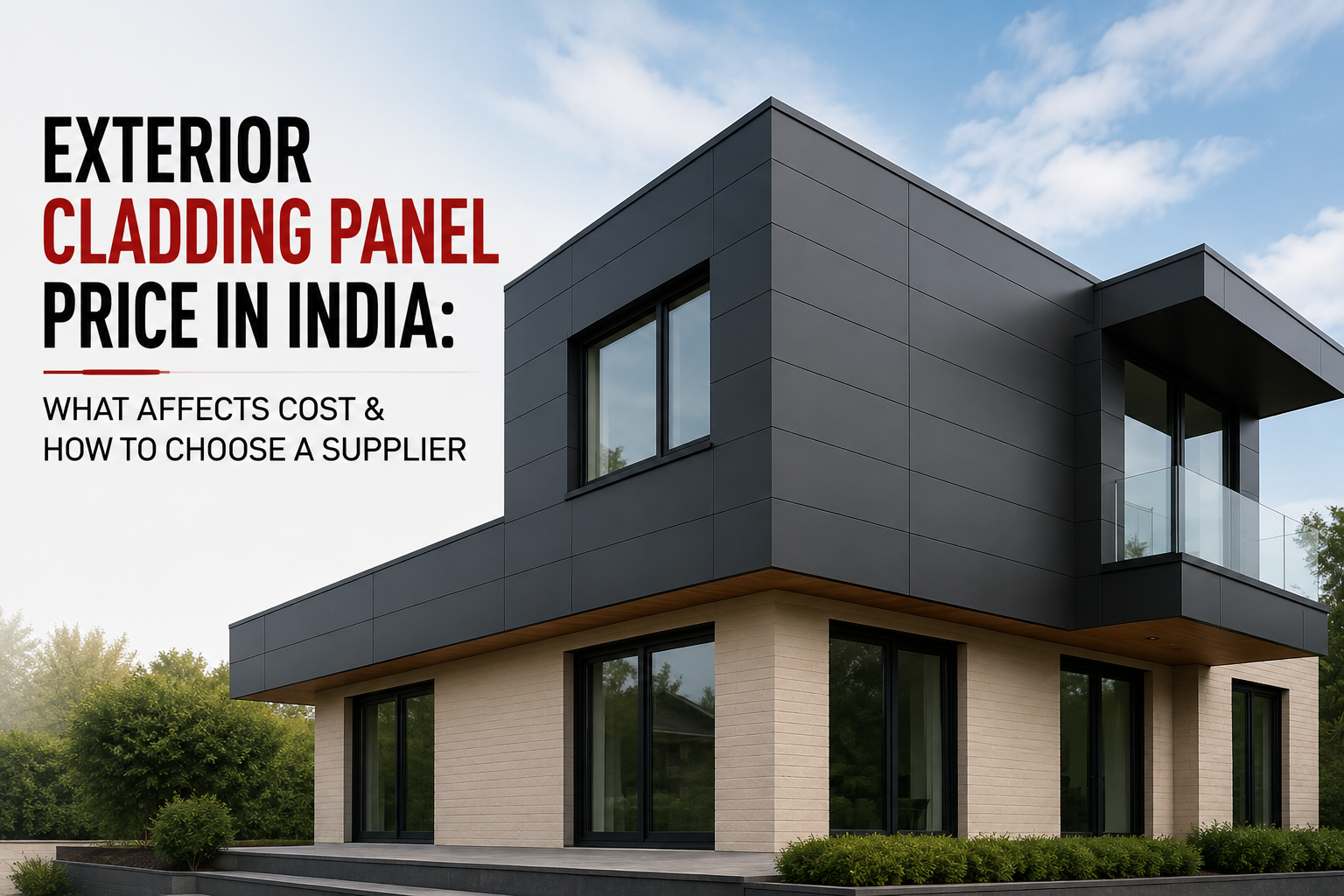 Exterior Cladding Panel Price in India: What Affects Cost & How to Choose a Supplier