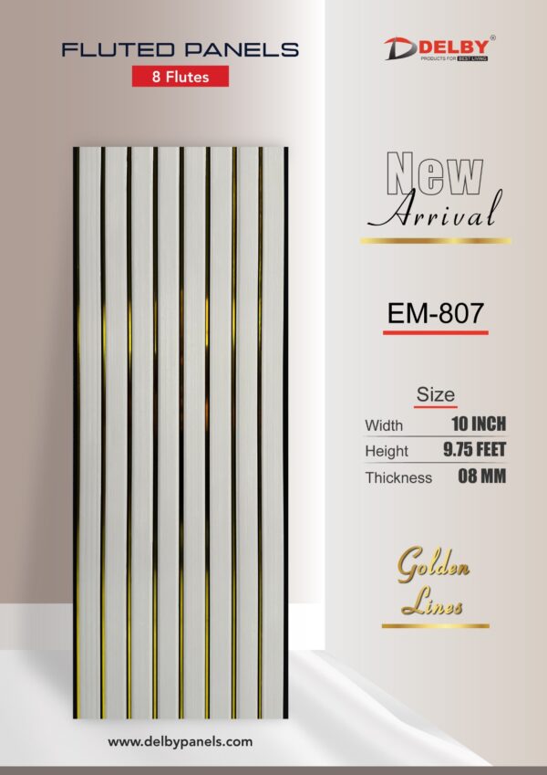 Eco Fluted Golden Line Series