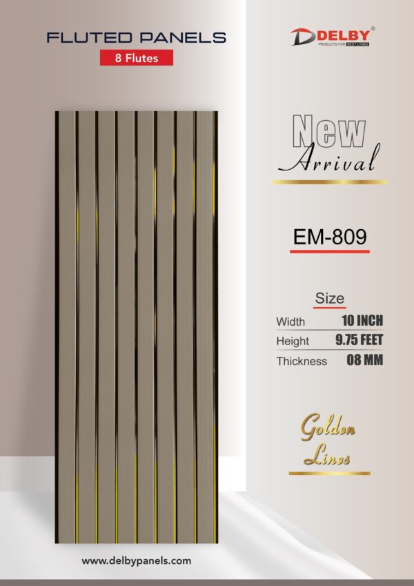 Eco Fluted Golden Line Series