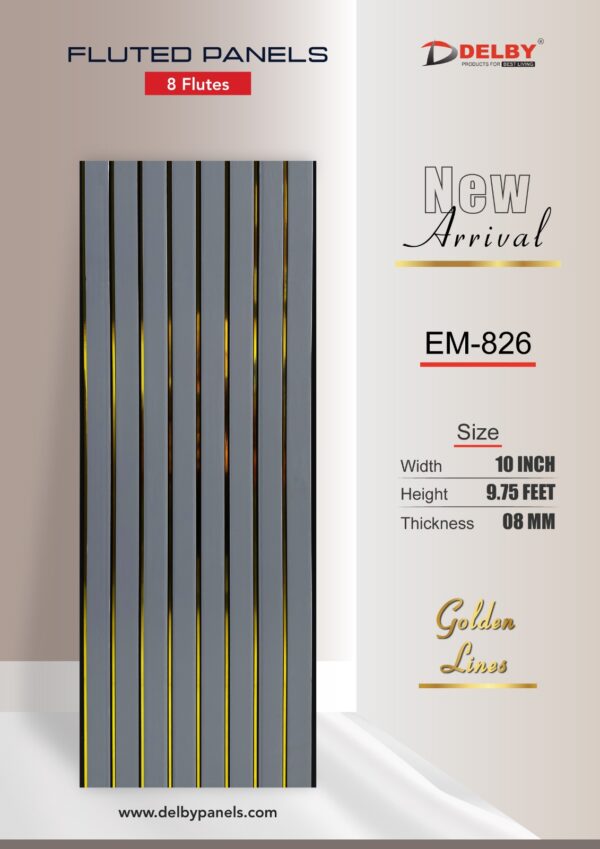 Eco Fluted Golden Line Series