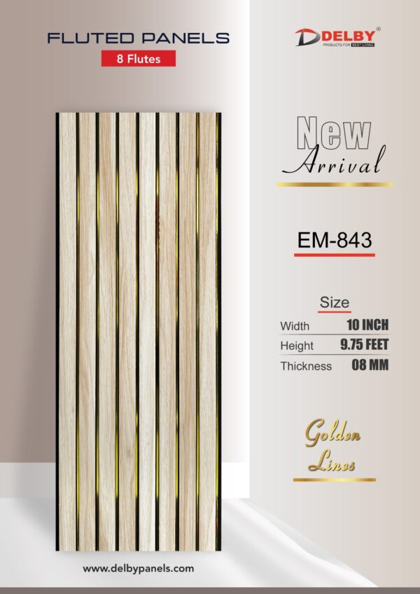 Eco Fluted Golden Line Series
