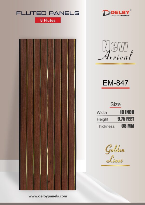 Eco Fluted Golden Line Series