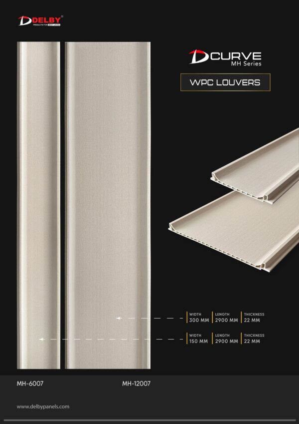 WPC Louver-D Curve